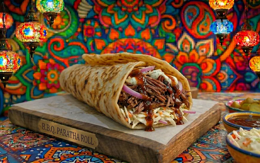 B.B.Q Paratha Roll